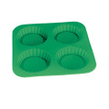 LFGB personnalisé 4 PCS Round Silicone Cake Mold